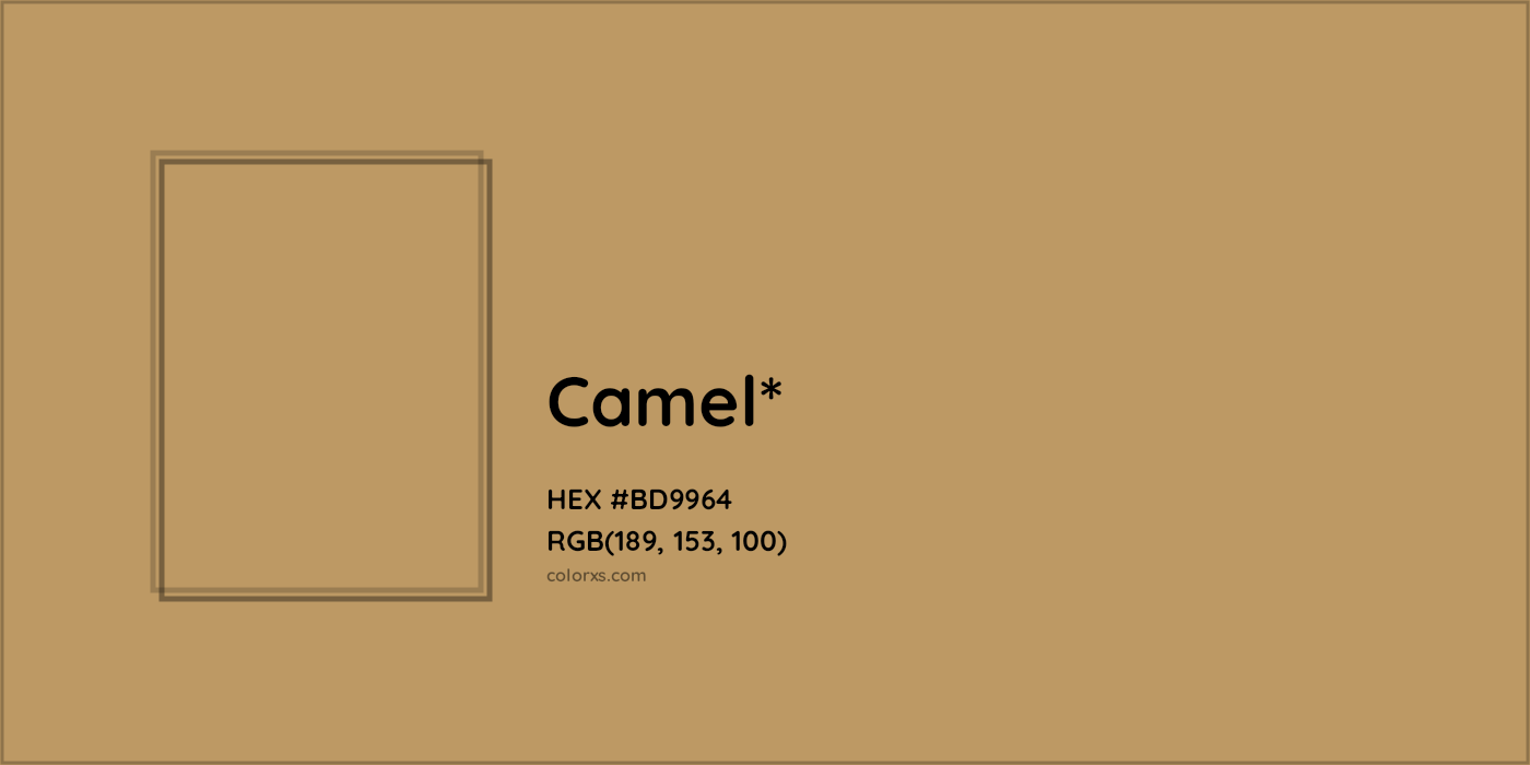 HEX #BD9964 Color Name, Color Code, Palettes, Similar Paints, Images