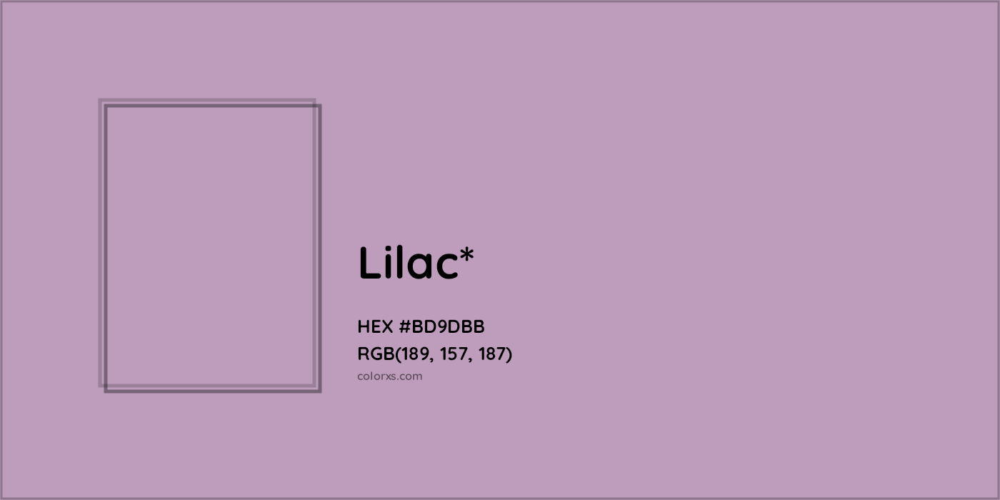HEX #BD9DBB Color Name, Color Code, Palettes, Similar Paints, Images