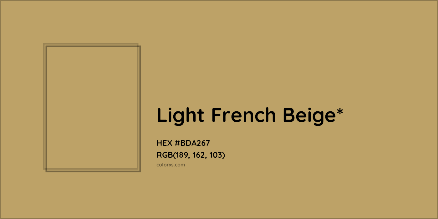 HEX #BDA267 Color Name, Color Code, Palettes, Similar Paints, Images