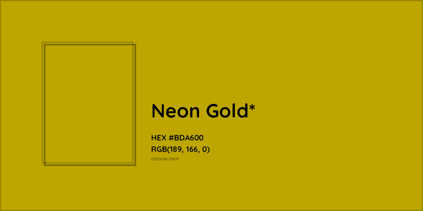 HEX #BDA600 Color Name, Color Code, Palettes, Similar Paints, Images
