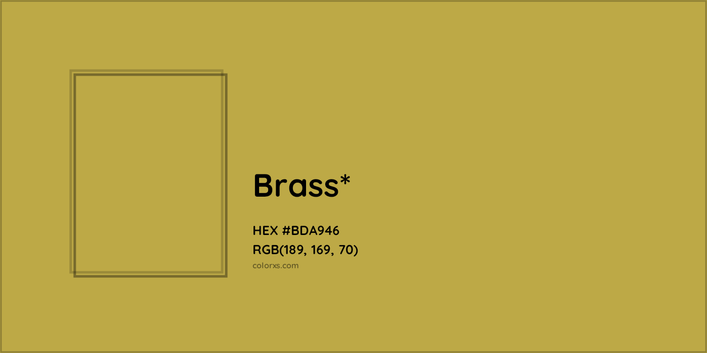 HEX #BDA946 Color Name, Color Code, Palettes, Similar Paints, Images