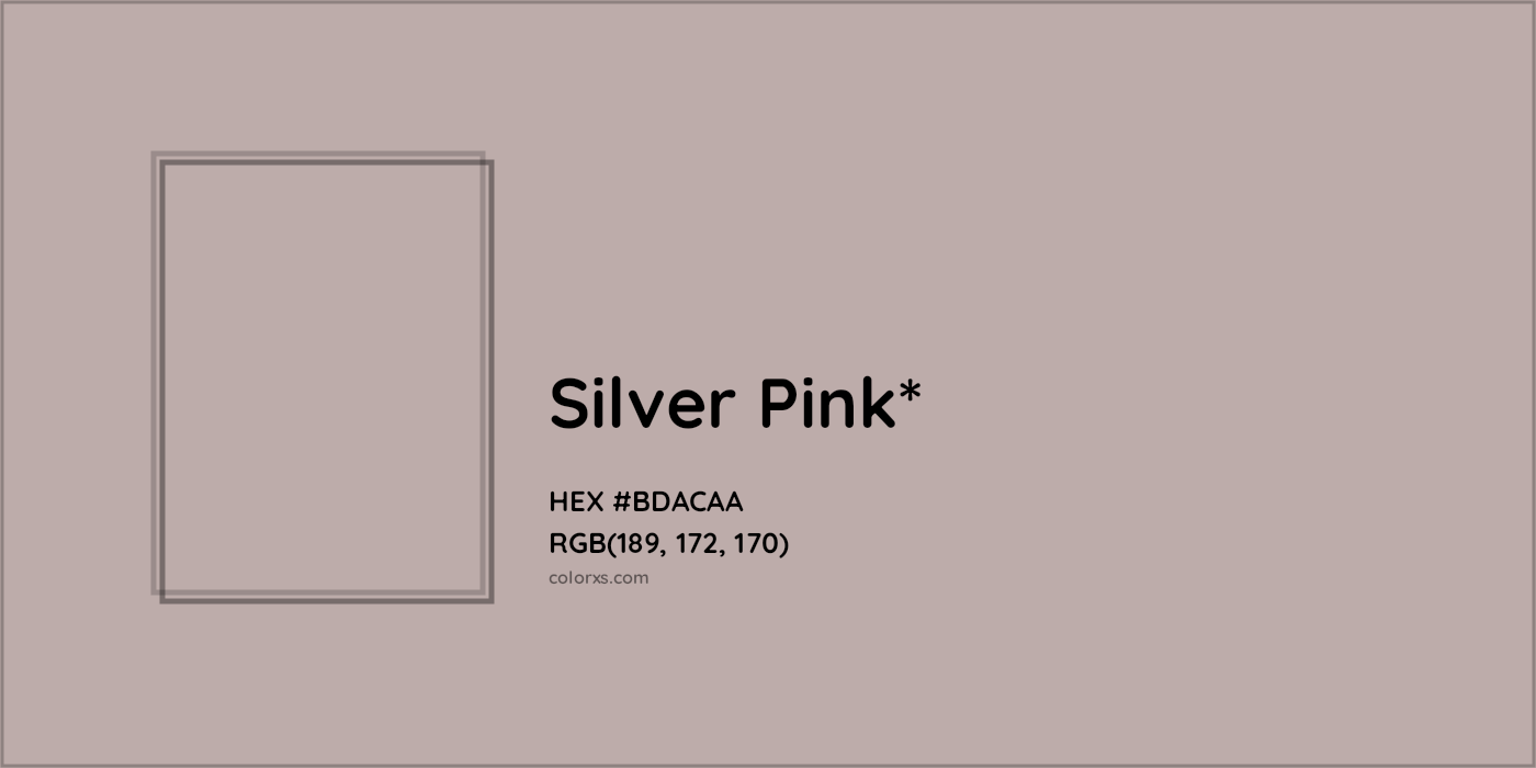 HEX #BDACAA Color Name, Color Code, Palettes, Similar Paints, Images