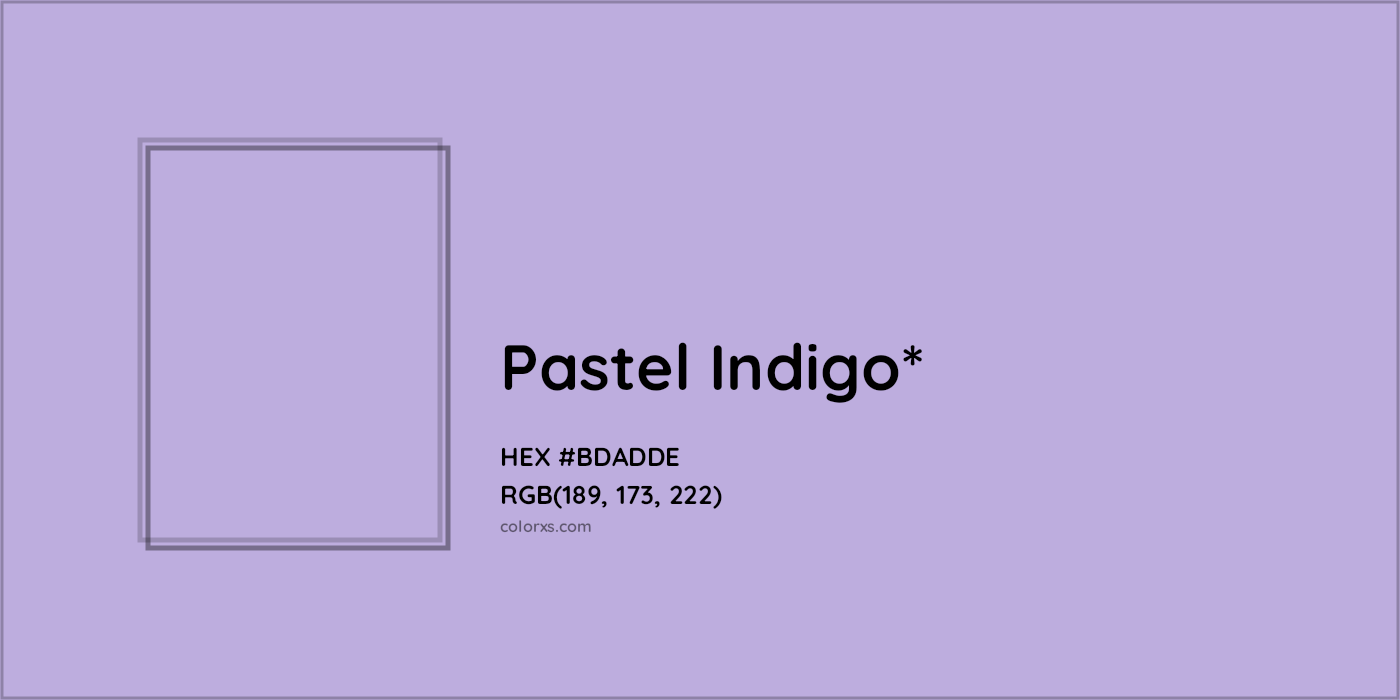 HEX #BDADDE Color Name, Color Code, Palettes, Similar Paints, Images