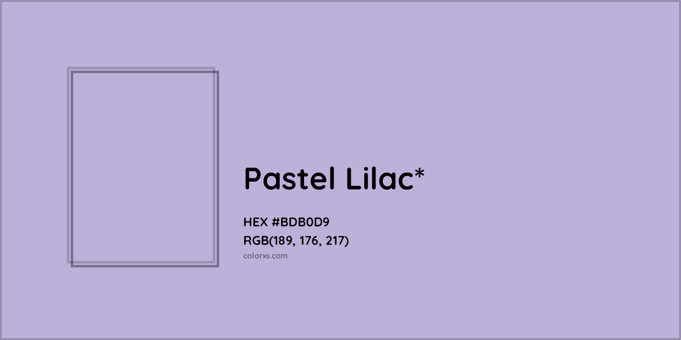 HEX #BDB0D9 Color Name, Color Code, Palettes, Similar Paints, Images