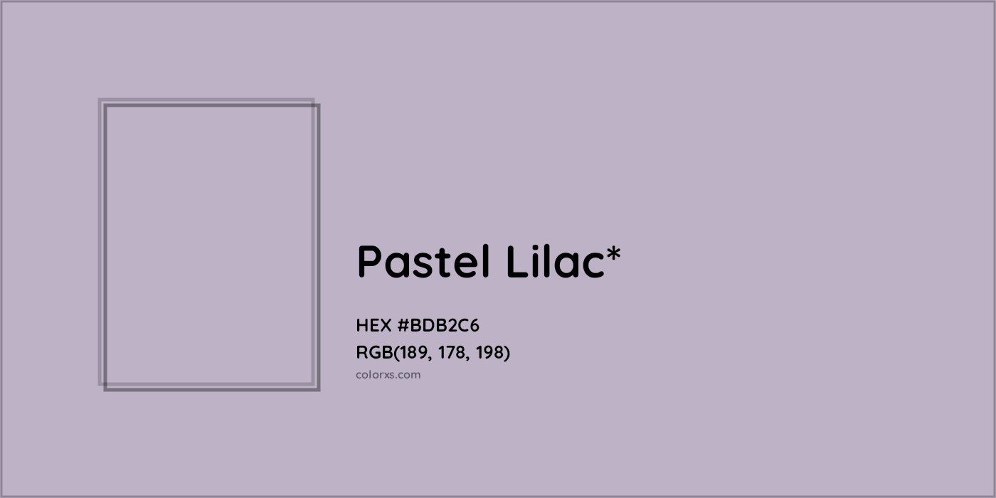 HEX #BDB2C6 Color Name, Color Code, Palettes, Similar Paints, Images