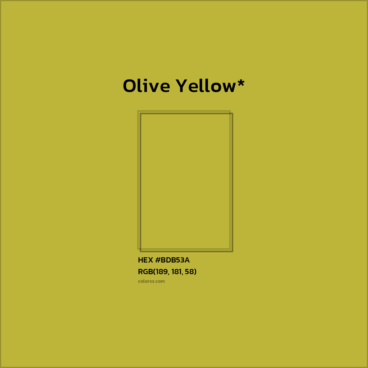 HEX #BDB53A Color Name, Color Code, Palettes, Similar Paints, Images