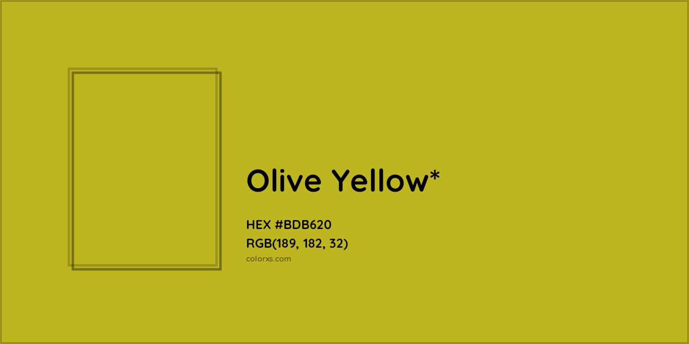 HEX #BDB620 Color Name, Color Code, Palettes, Similar Paints, Images