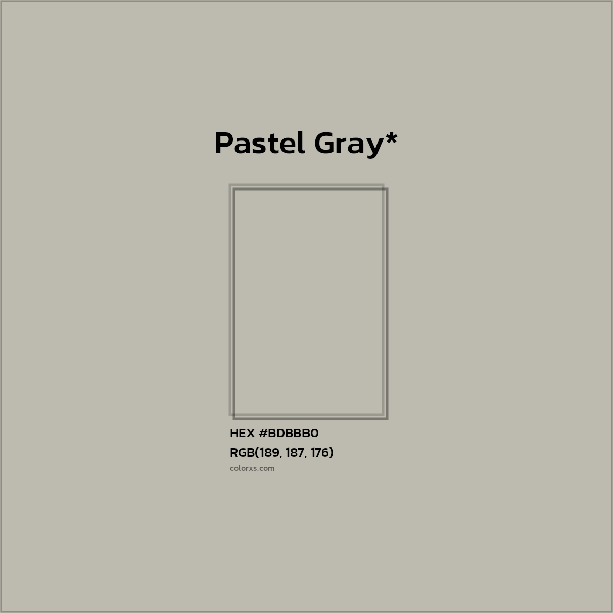 HEX #BDBBB0 Color Name, Color Code, Palettes, Similar Paints, Images