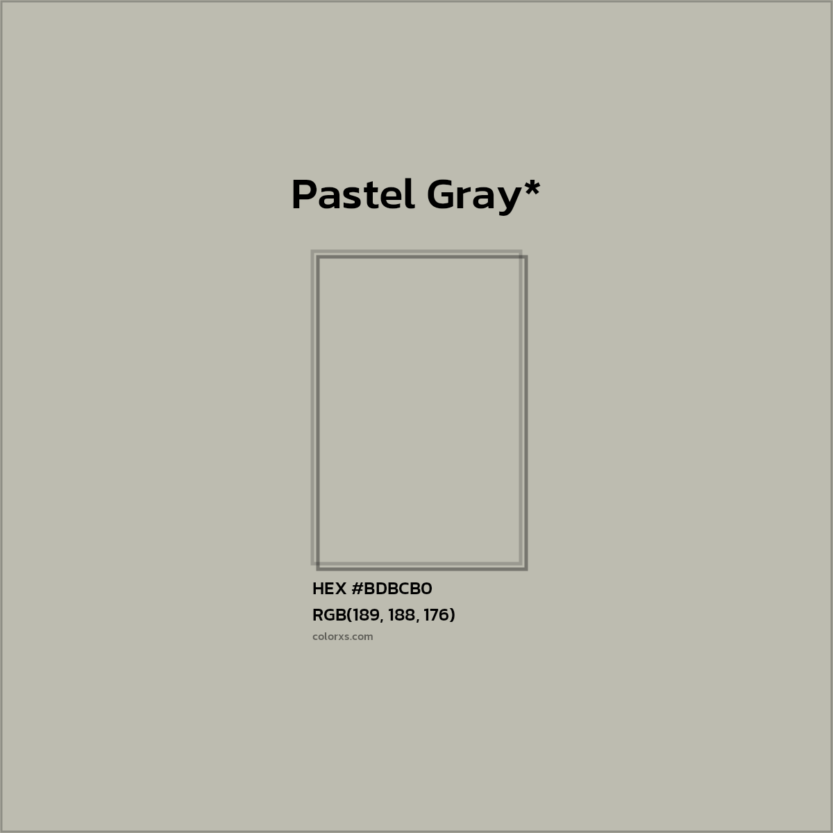 HEX #BDBCB0 Color Name, Color Code, Palettes, Similar Paints, Images