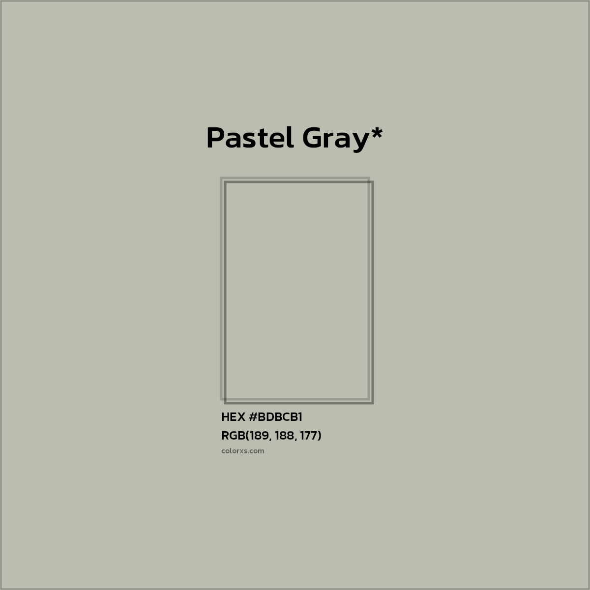 HEX #BDBCB1 Color Name, Color Code, Palettes, Similar Paints, Images
