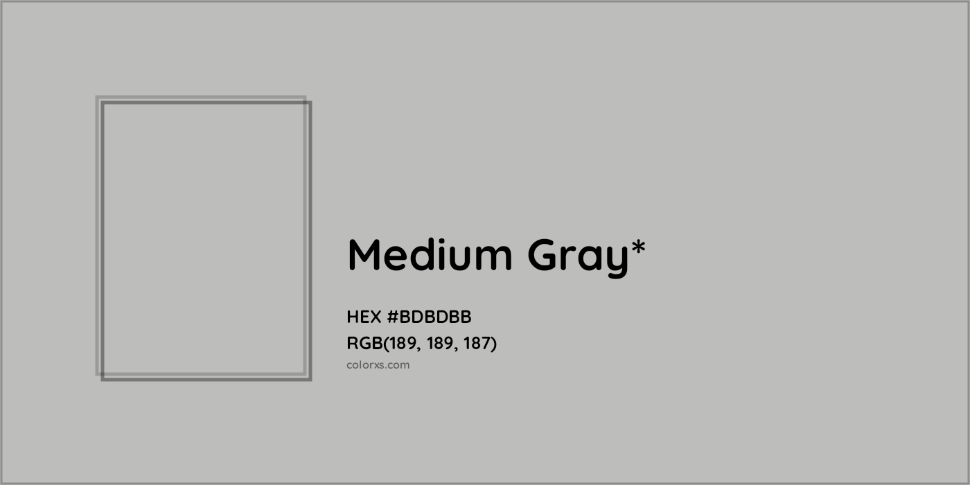 HEX #BDBDBB Color Name, Color Code, Palettes, Similar Paints, Images