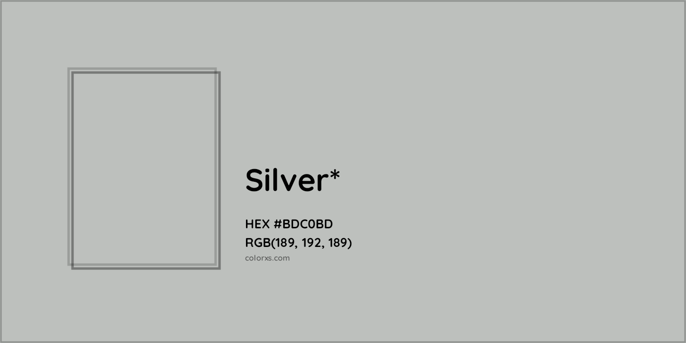 HEX #BDC0BD Color Name, Color Code, Palettes, Similar Paints, Images
