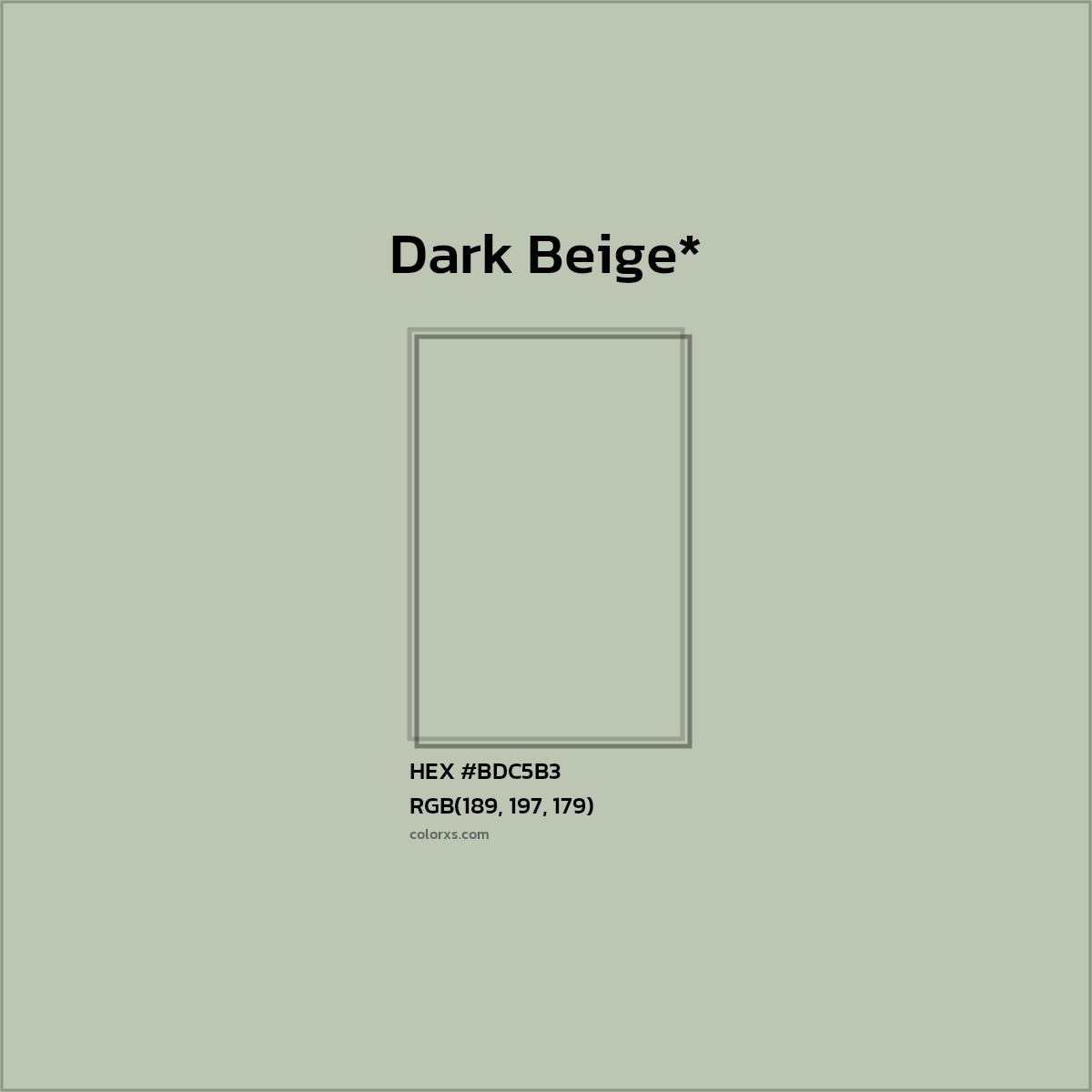 HEX #BDC5B3 Color Name, Color Code, Palettes, Similar Paints, Images