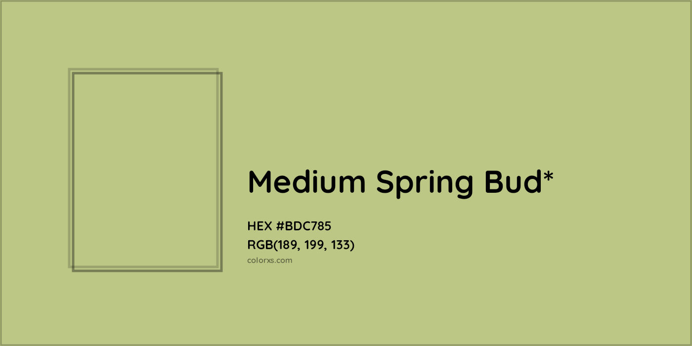 HEX #BDC785 Color Name, Color Code, Palettes, Similar Paints, Images