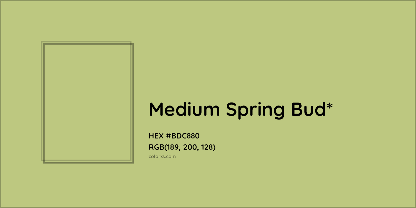 HEX #BDC880 Color Name, Color Code, Palettes, Similar Paints, Images