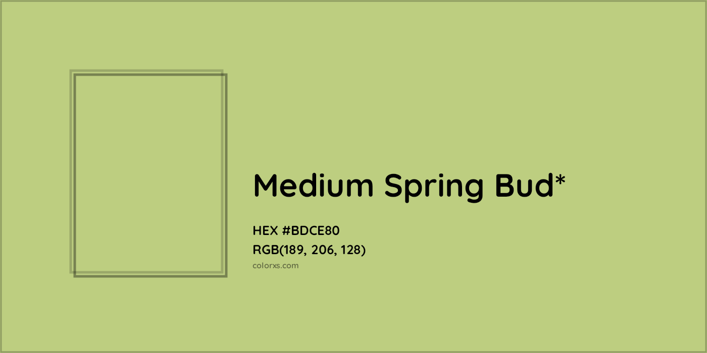 HEX #BDCE80 Color Name, Color Code, Palettes, Similar Paints, Images