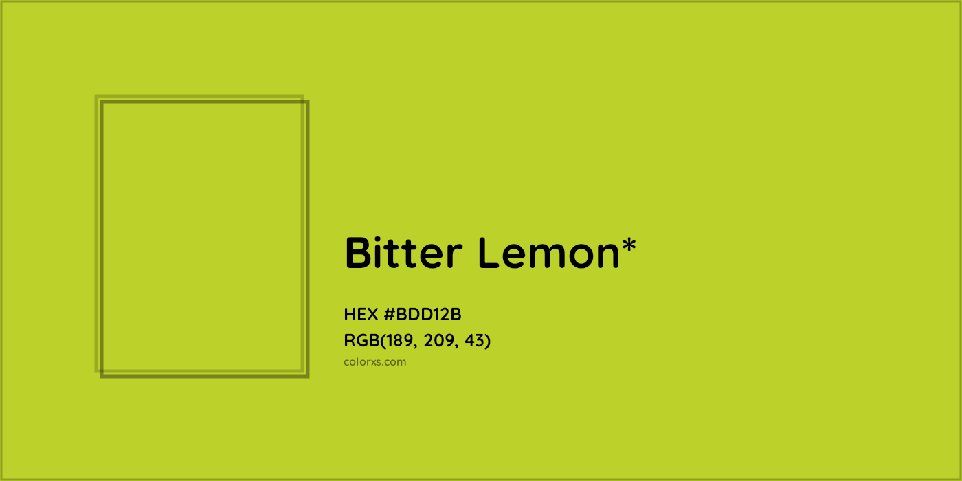 HEX #BDD12B Color Name, Color Code, Palettes, Similar Paints, Images