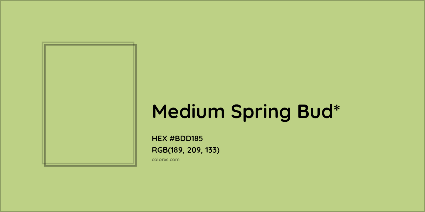 HEX #BDD185 Color Name, Color Code, Palettes, Similar Paints, Images