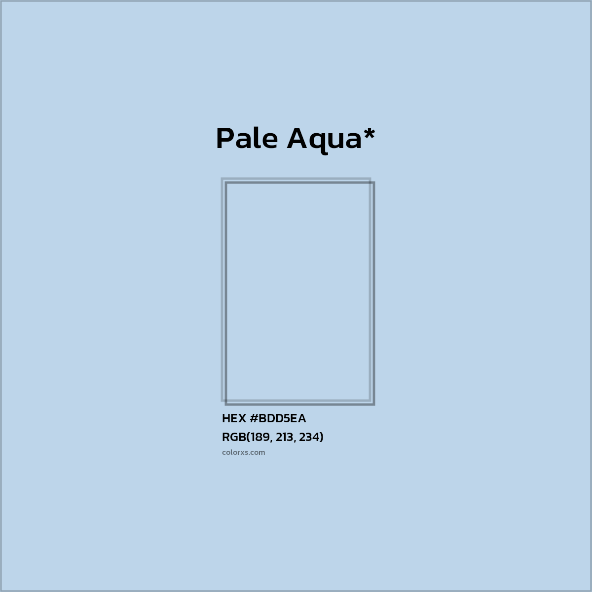 HEX #BDD5EA Color Name, Color Code, Palettes, Similar Paints, Images