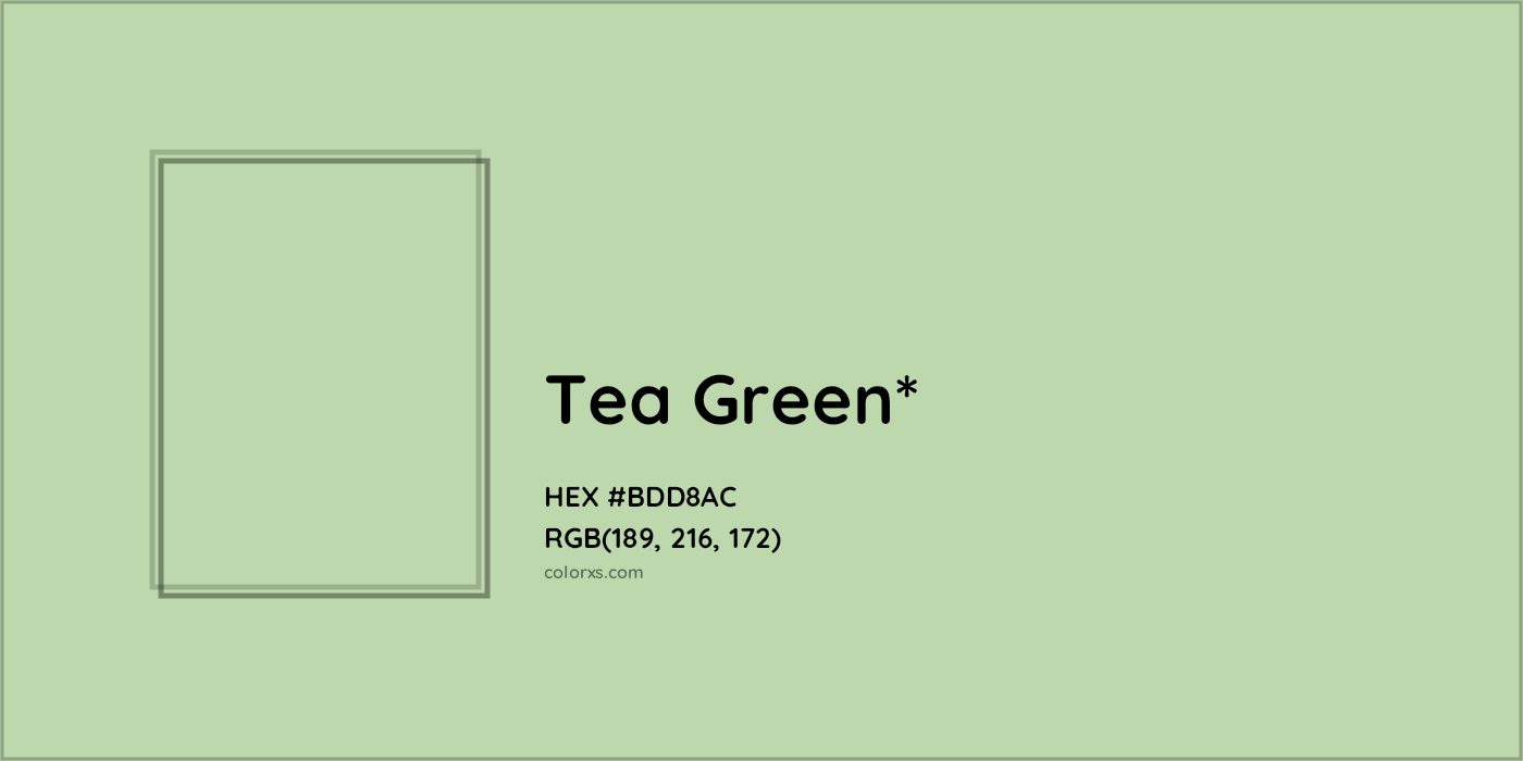 HEX #BDD8AC Color Name, Color Code, Palettes, Similar Paints, Images