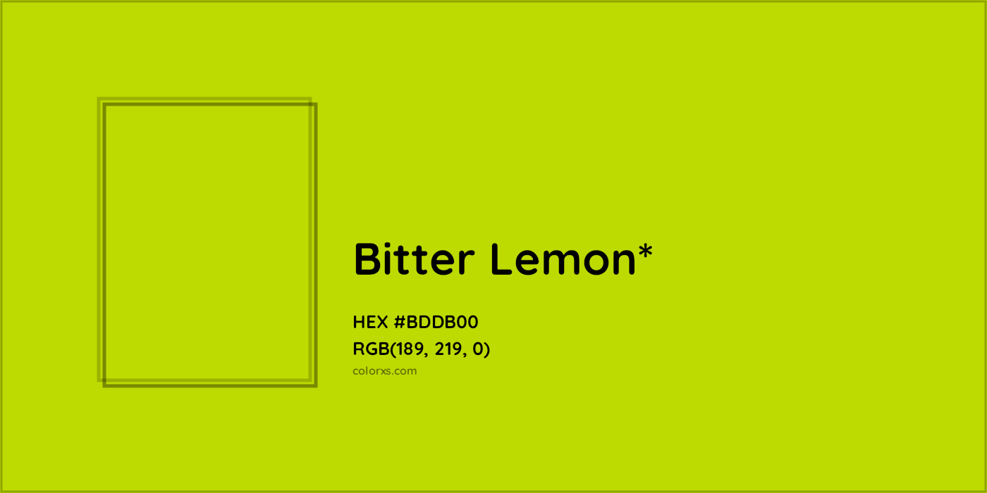 HEX #BDDB00 Color Name, Color Code, Palettes, Similar Paints, Images