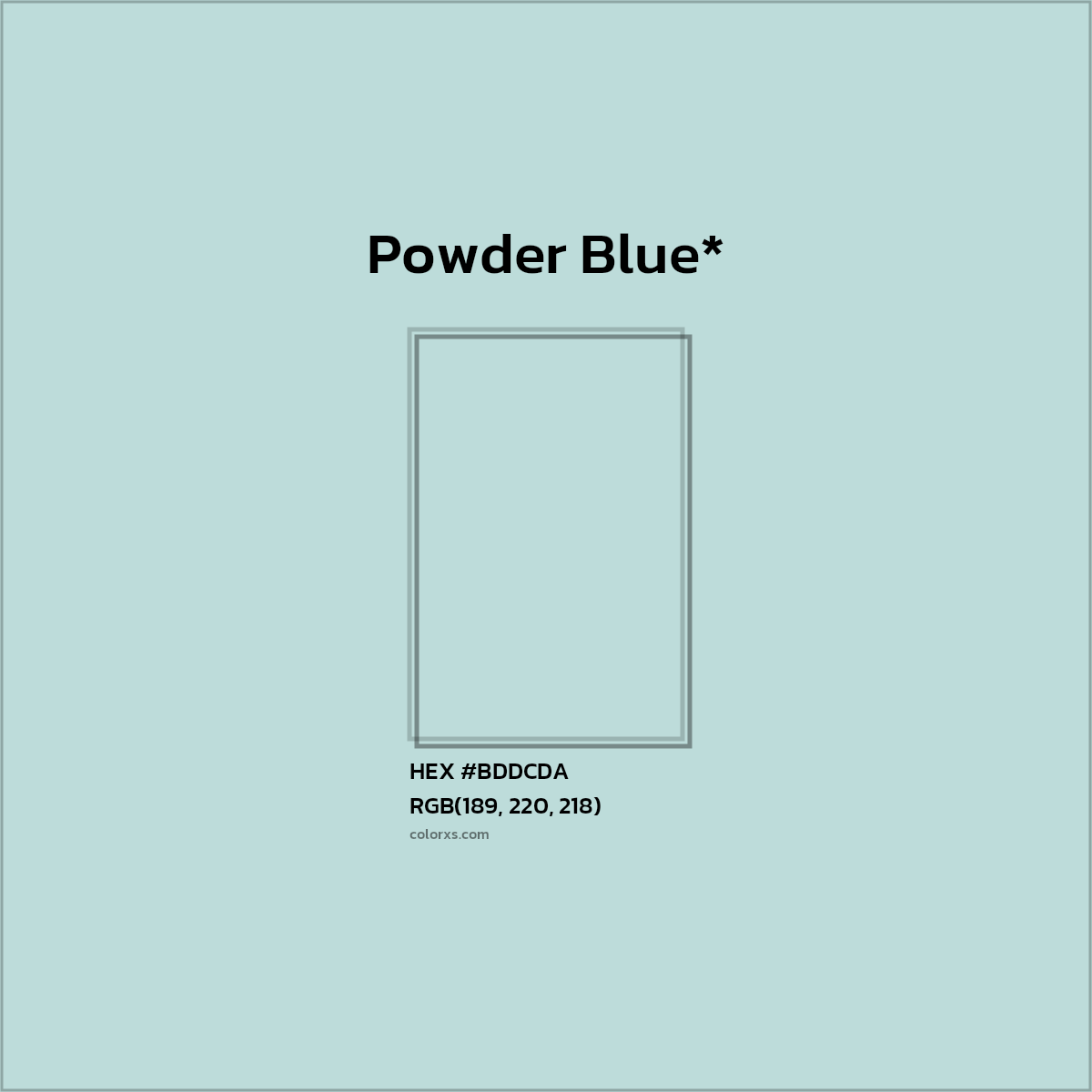 HEX #BDDCDA Color Name, Color Code, Palettes, Similar Paints, Images