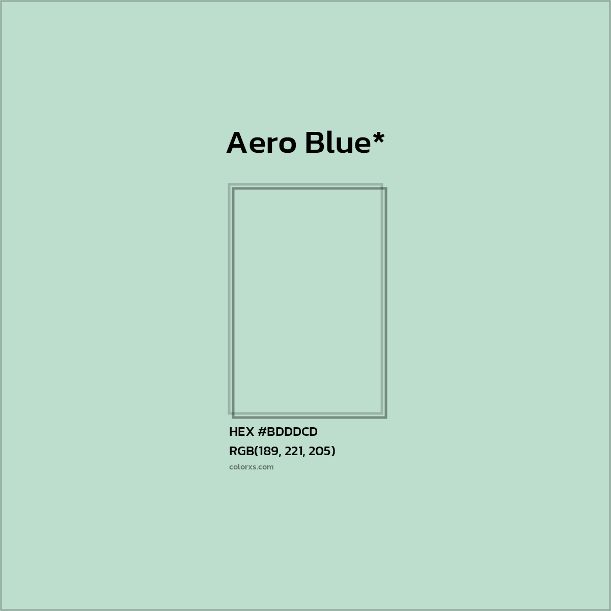 HEX #BDDDCD Color Name, Color Code, Palettes, Similar Paints, Images