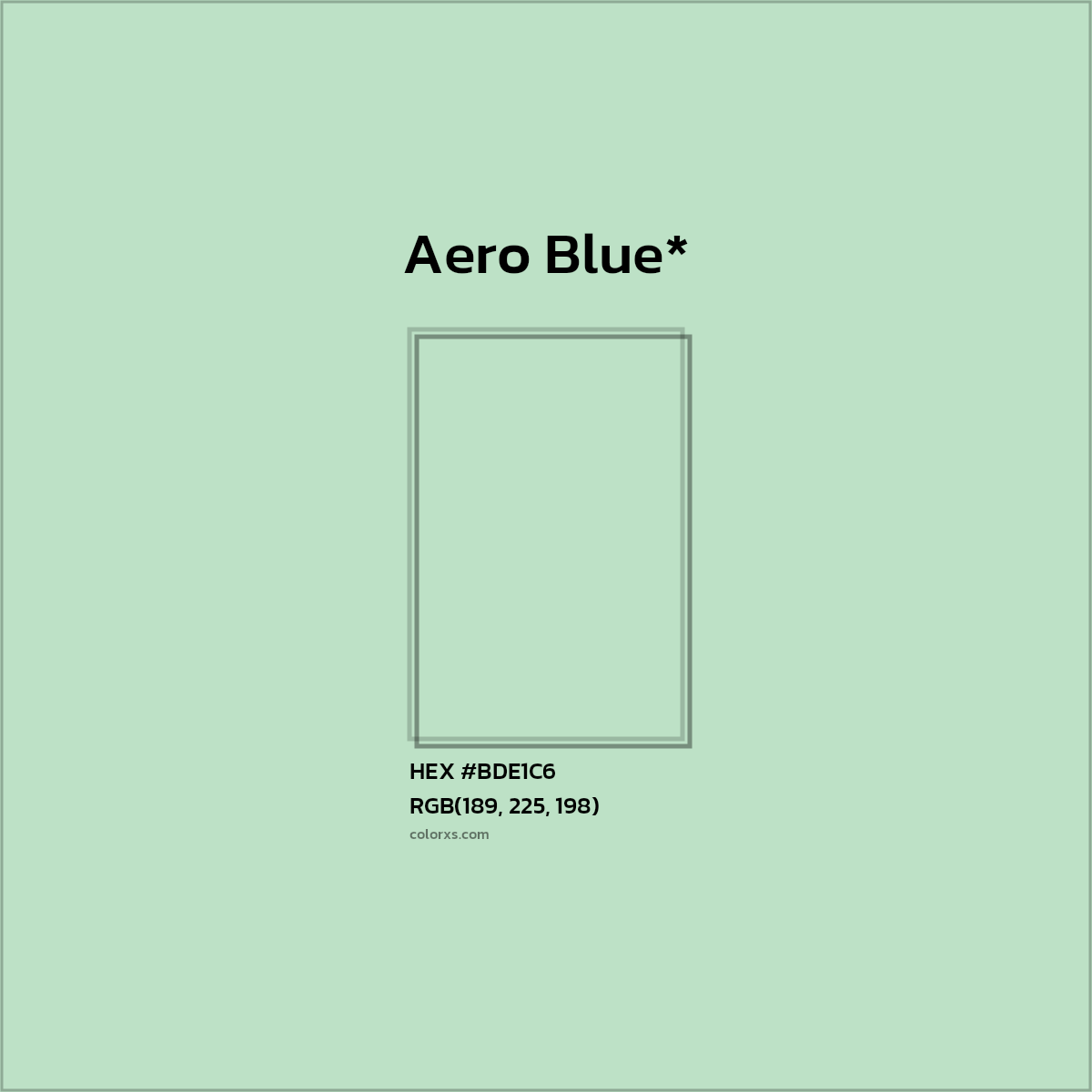 #BDE1C6 hex color. RGB, RYB, CMYK, HSL, HSV codes and color conversions. Matching color names, palettes, paints.