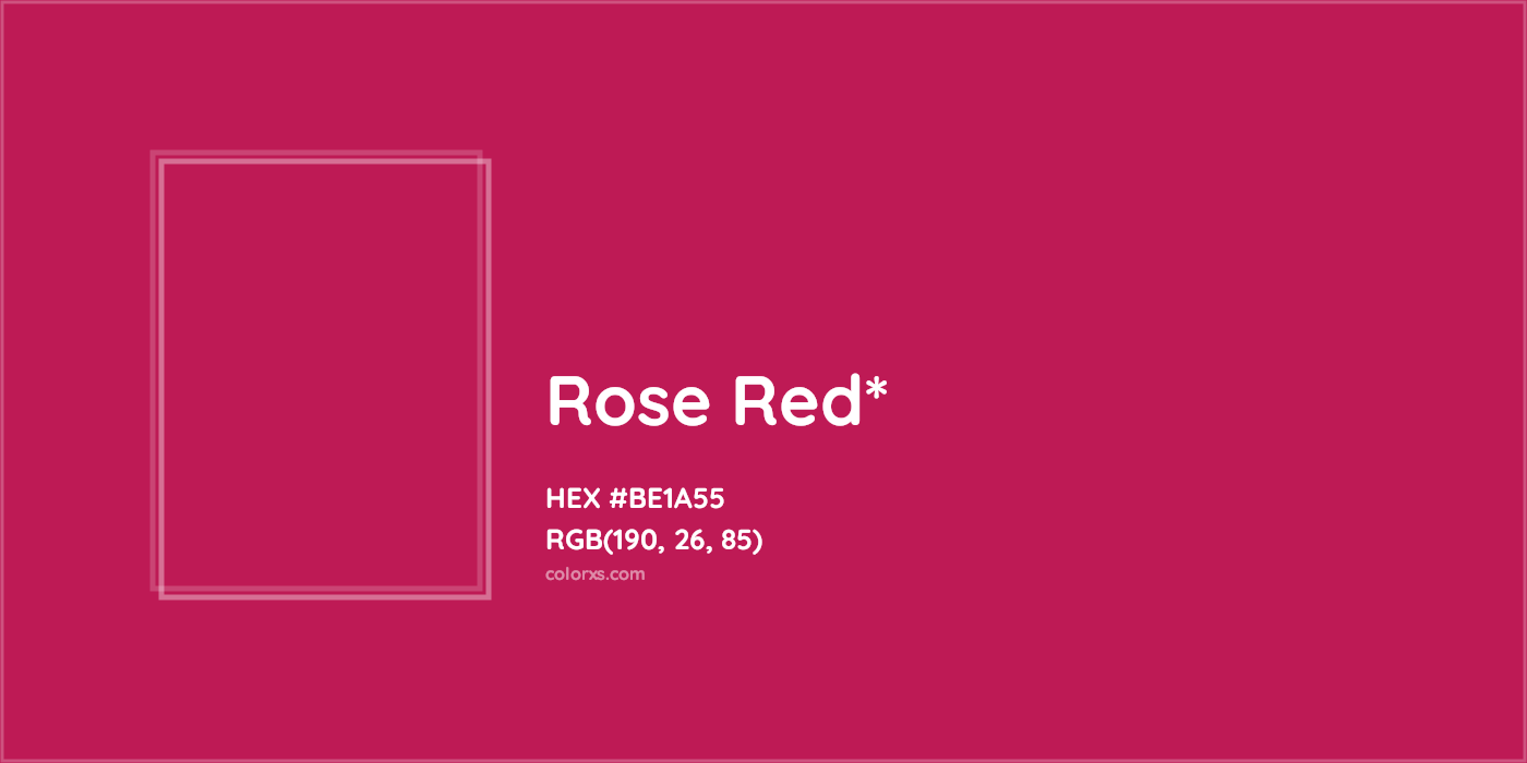 HEX #BE1A55 Color Name, Color Code, Palettes, Similar Paints, Images