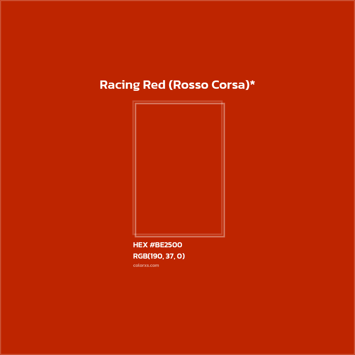 HEX #BE2500 Color Name, Color Code, Palettes, Similar Paints, Images