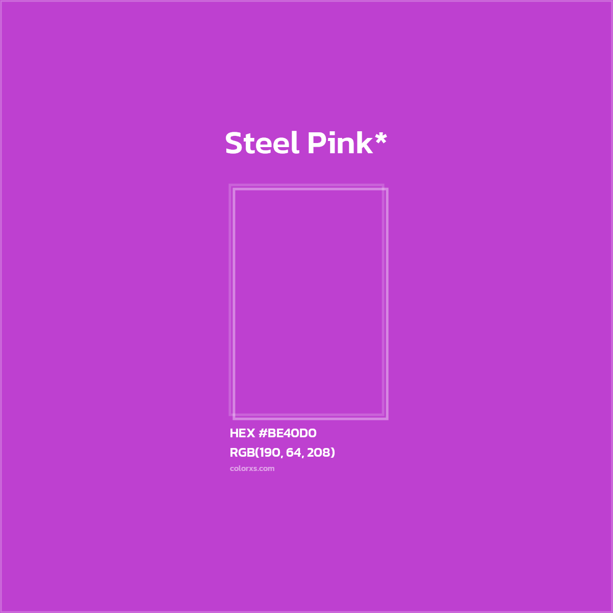 HEX #BE40D0 Color Name, Color Code, Palettes, Similar Paints, Images