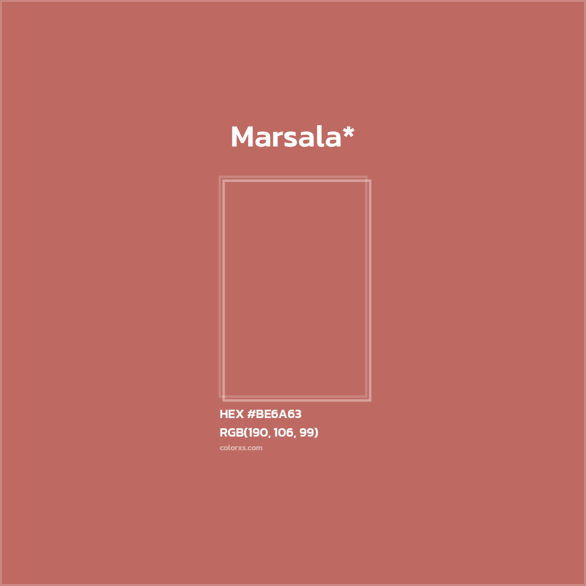 HEX #BE6A63 Color Name, Color Code, Palettes, Similar Paints, Images