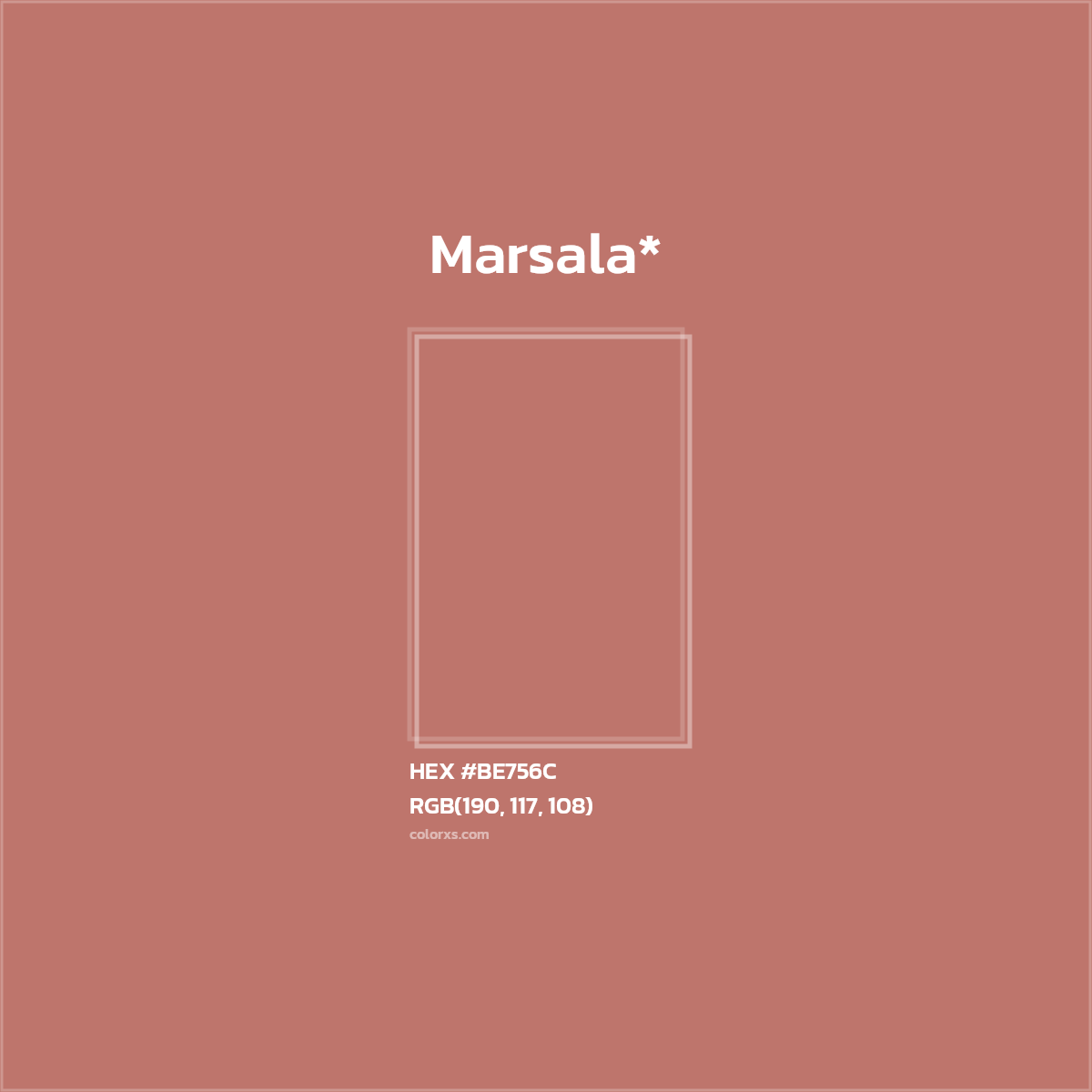 HEX #BE756C Color Name, Color Code, Palettes, Similar Paints, Images