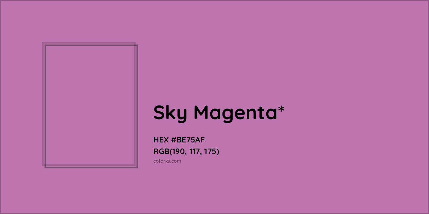 HEX #BE75AF Color Name, Color Code, Palettes, Similar Paints, Images