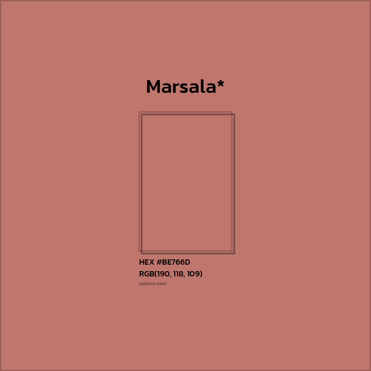 HEX #BE766D Color Name, Color Code, Palettes, Similar Paints, Images