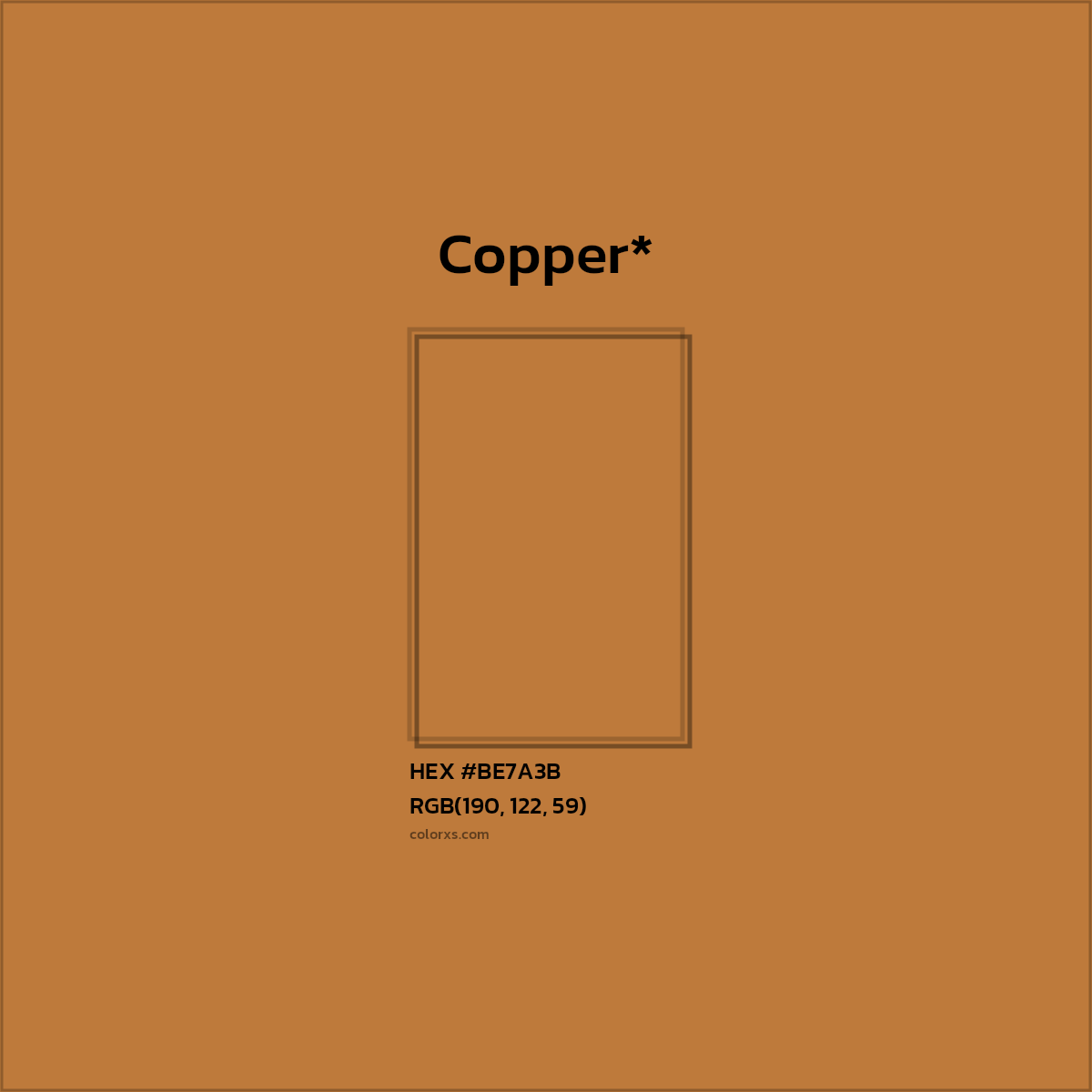 HEX #BE7A3B Color Name, Color Code, Palettes, Similar Paints, Images