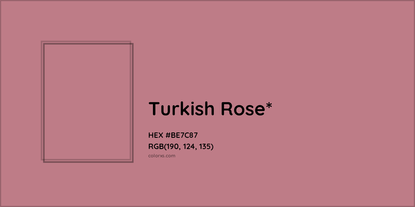 HEX #BE7C87 Color Name, Color Code, Palettes, Similar Paints, Images
