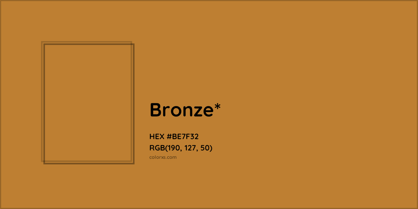 HEX #BE7F32 Color Name, Color Code, Palettes, Similar Paints, Images