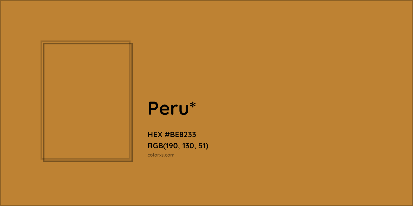 HEX #BE8233 Color Name, Color Code, Palettes, Similar Paints, Images