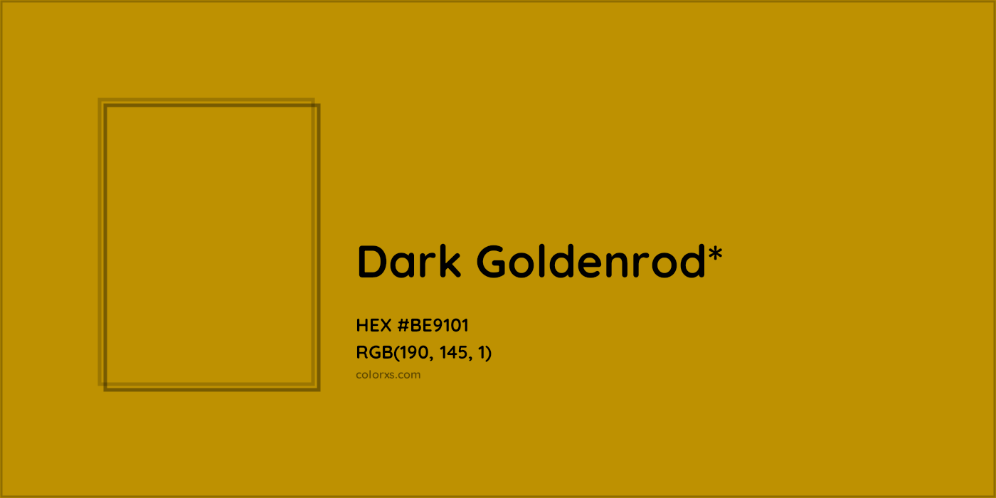 HEX #BE9101 Color Name, Color Code, Palettes, Similar Paints, Images