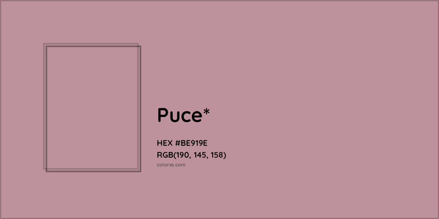 HEX #BE919E Color Name, Color Code, Palettes, Similar Paints, Images