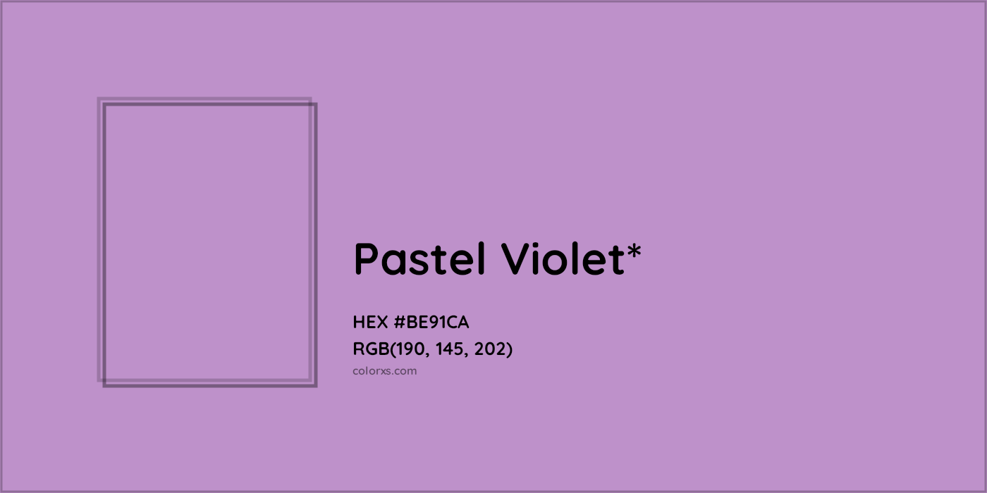 HEX #BE91CA Color Name, Color Code, Palettes, Similar Paints, Images