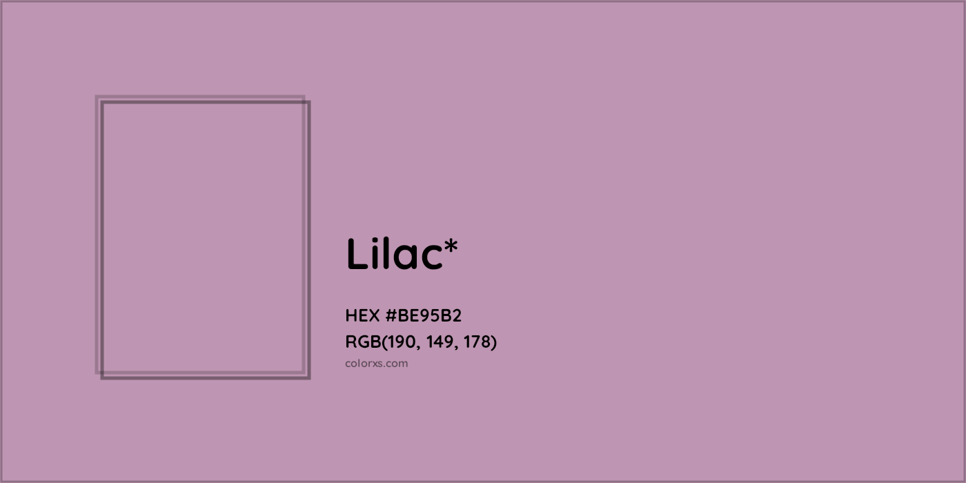 HEX #BE95B2 Color Name, Color Code, Palettes, Similar Paints, Images