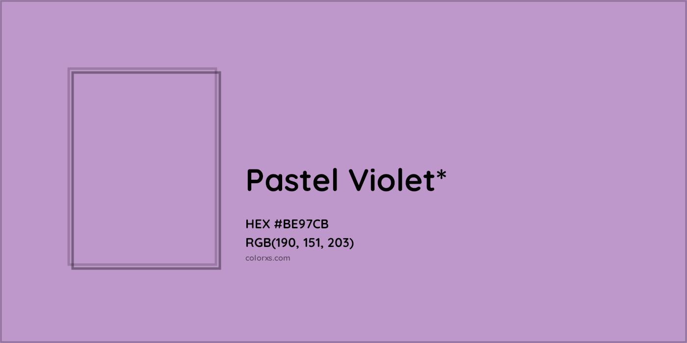 HEX #BE97CB Color Name, Color Code, Palettes, Similar Paints, Images