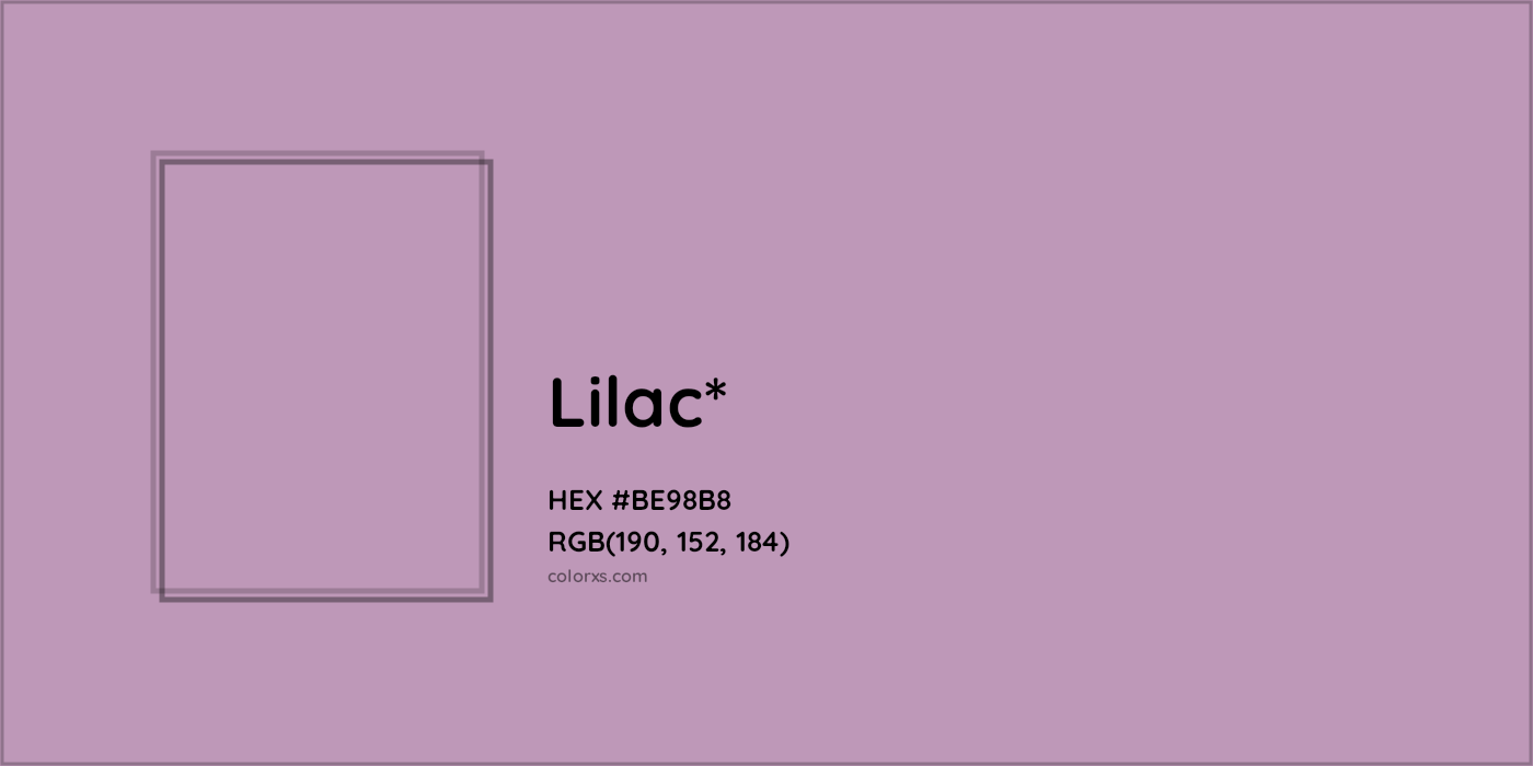HEX #BE98B8 Color Name, Color Code, Palettes, Similar Paints, Images