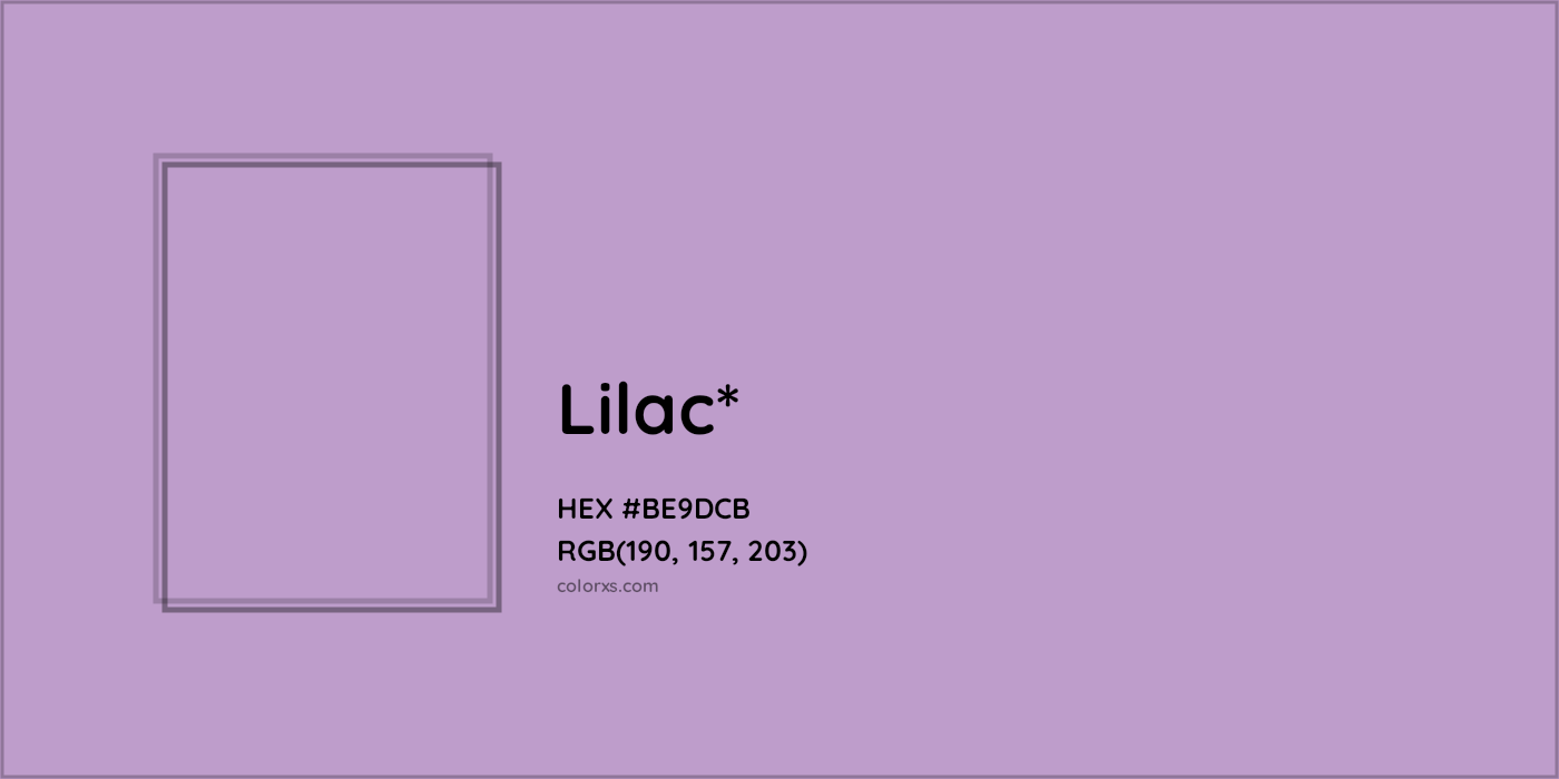 HEX #BE9DCB Color Name, Color Code, Palettes, Similar Paints, Images