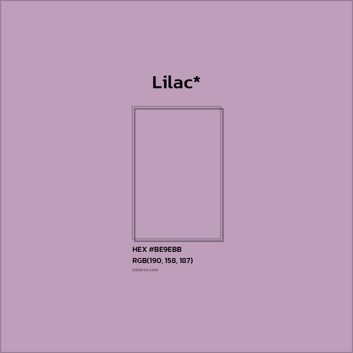 HEX #BE9EBB Color Name, Color Code, Palettes, Similar Paints, Images