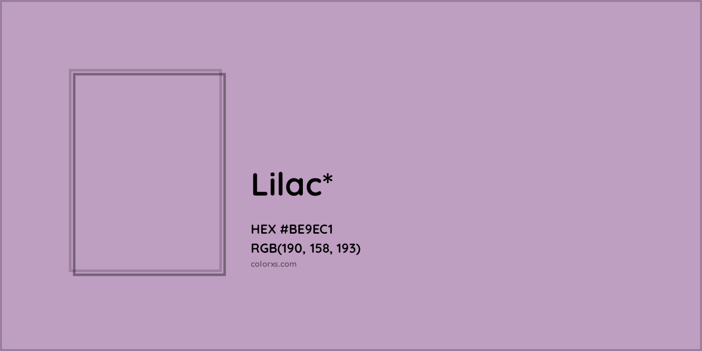 HEX #BE9EC1 Color Name, Color Code, Palettes, Similar Paints, Images