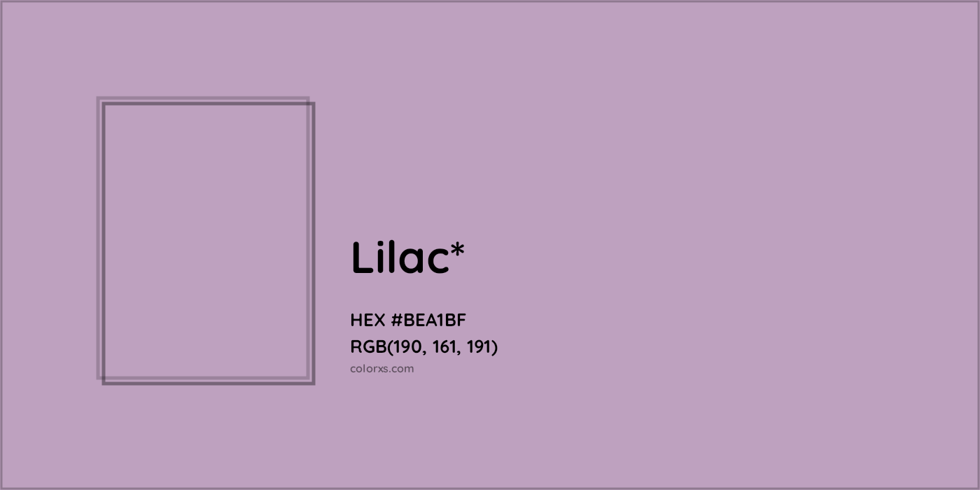 HEX #BEA1BF Color Name, Color Code, Palettes, Similar Paints, Images