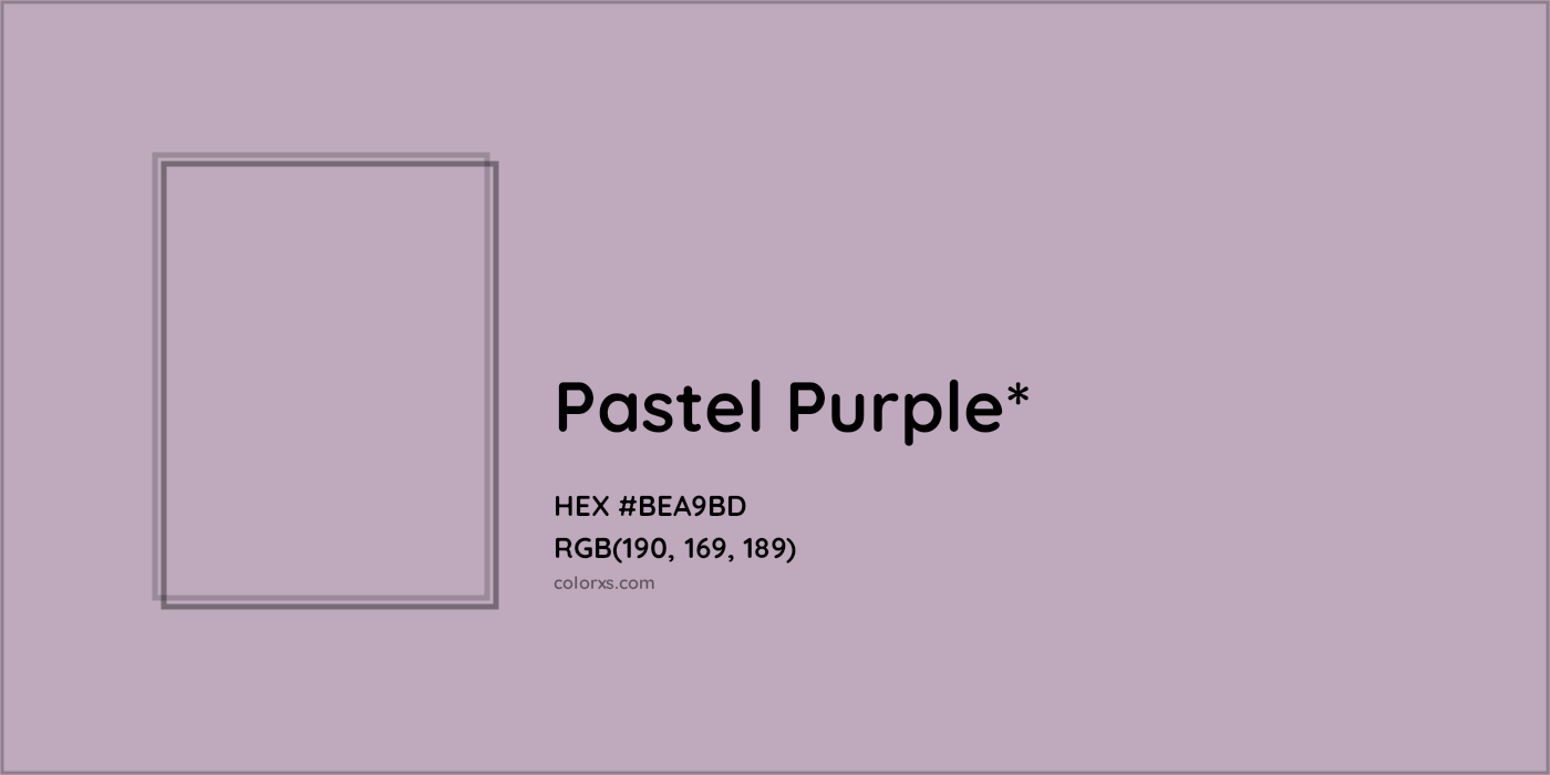 HEX #BEA9BD Color Name, Color Code, Palettes, Similar Paints, Images